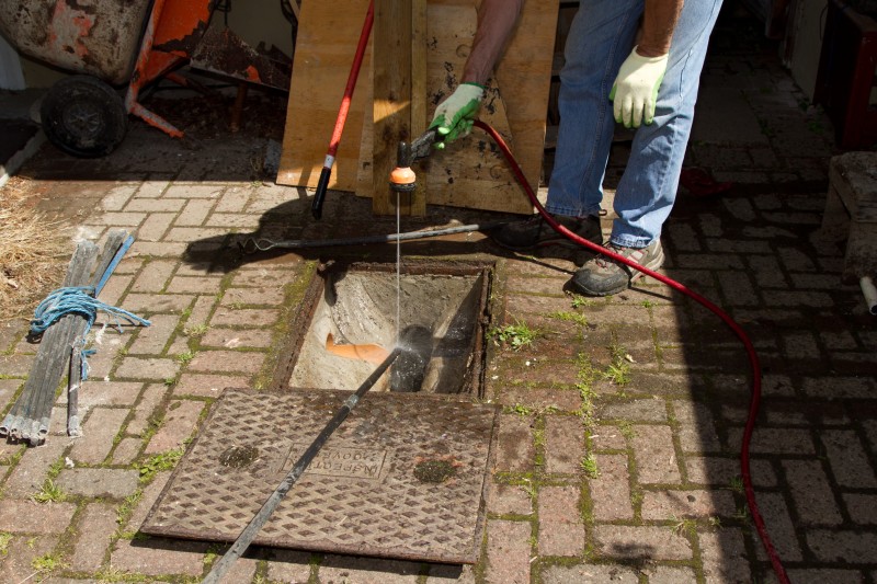 Drain work in progress in Waltham Abbey